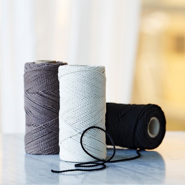 LindeHobby Macrame Lux, Puuvillaköysi, 2 mm