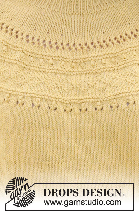 240-24 Sun Dream Tee by DROPS Design