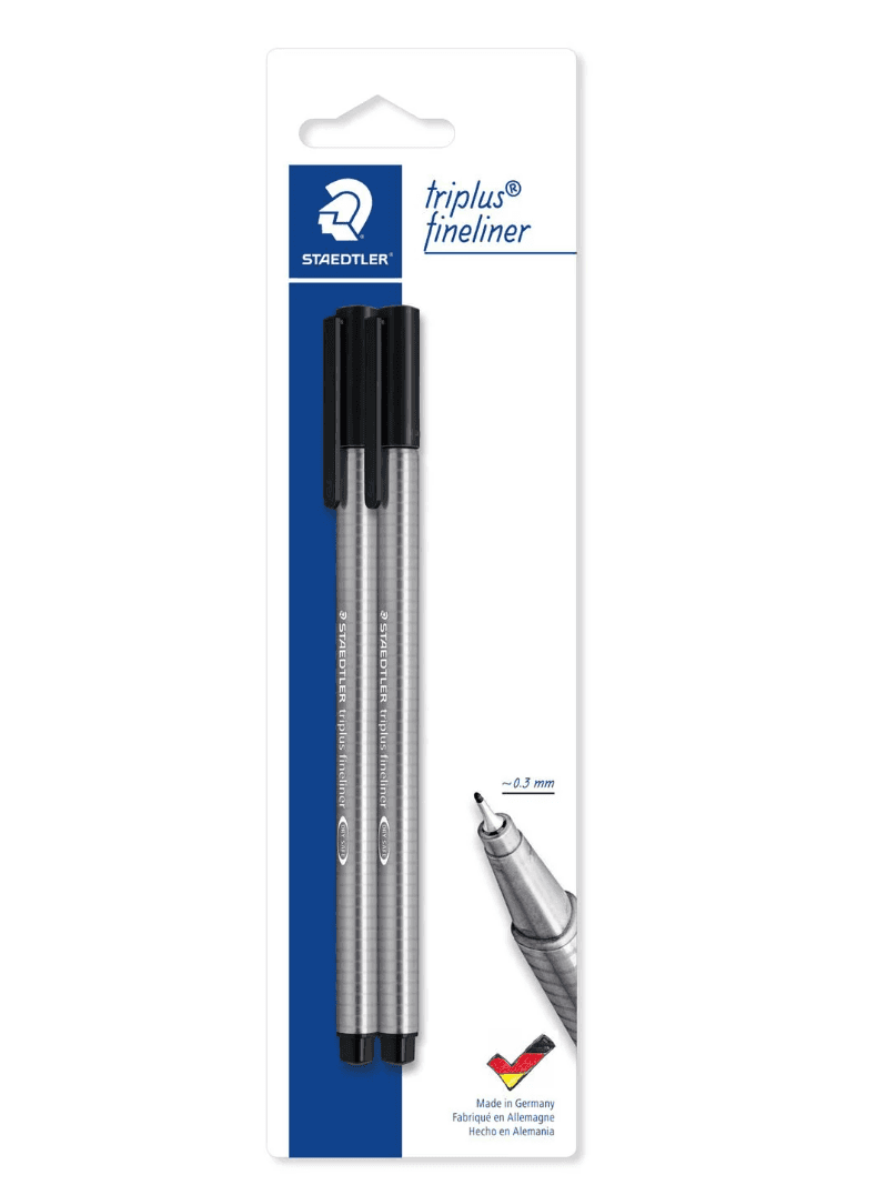 STAEDTLER Triplus Fineliner, musta