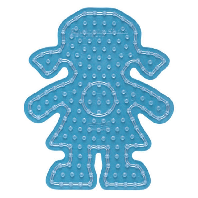 Hama maxi helmilevy, läpinäkyvä - Tyttö 8207