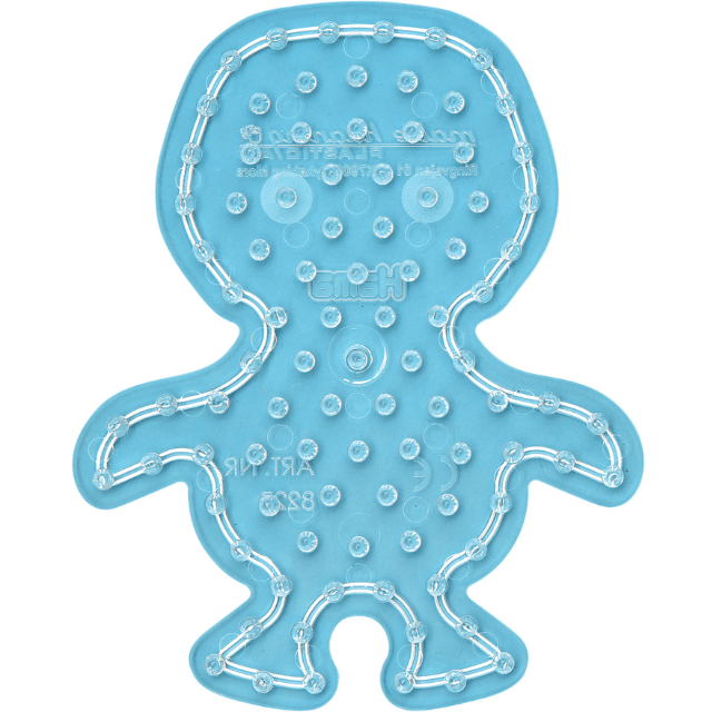 Hama maxi helmilevy, läpinäkyvä - Pingviini 8227