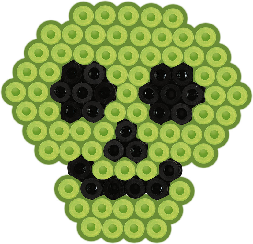 Hama Midi -setti, Hehkuvat värit