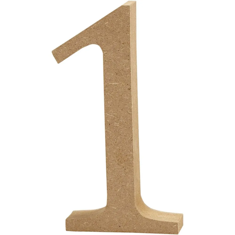 Numero, MDF, 13 cm, 1 kpl.