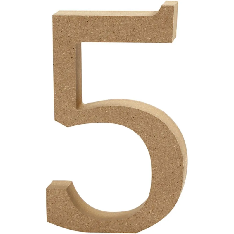 Numero, MDF, 13 cm, 1 kpl.