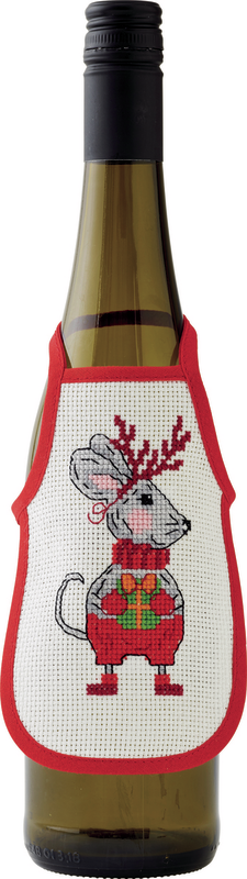 Perminin joulubrodeeraus - Hiiret 10x15cm 3 kpl