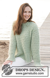 241-6 Scottish Thistle Sweater by DROPS Design