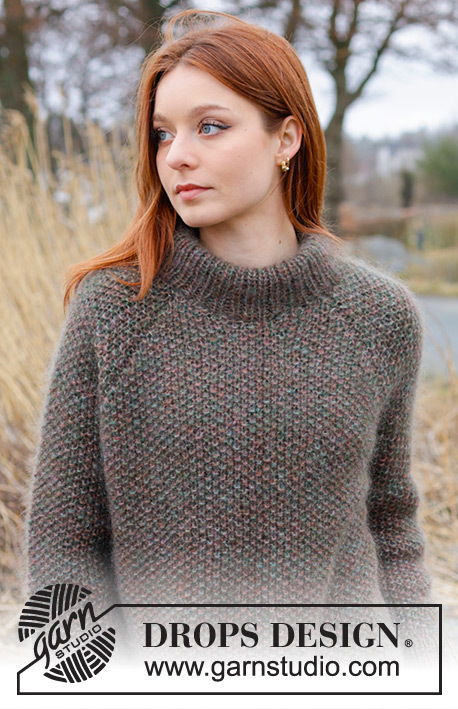244-4 Forest Trails Sweater by DROPS Design