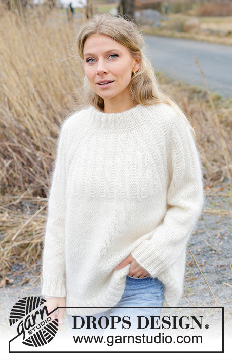 243-1 Winter Owl Sweater by DROPS Design