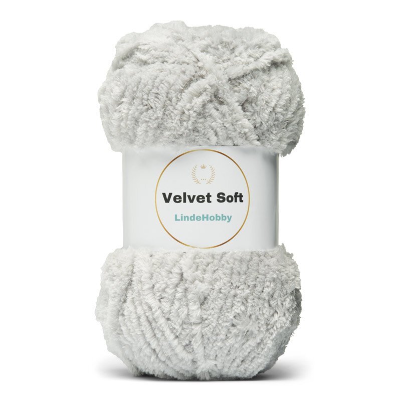 LindeHobby Velvet Soft 3 Harmaa