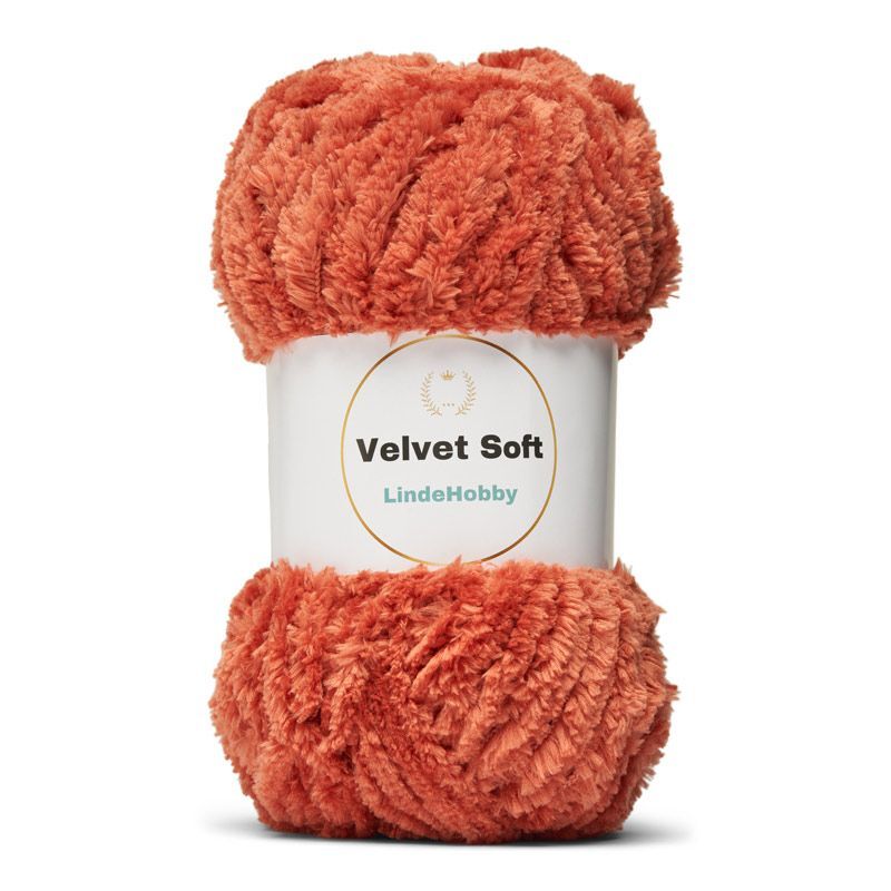 LindeHobby Velvet Soft 20 Tiilipunainen