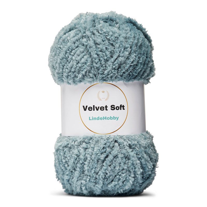 LindeHobby Velvet Soft 21 Metallinen sininen