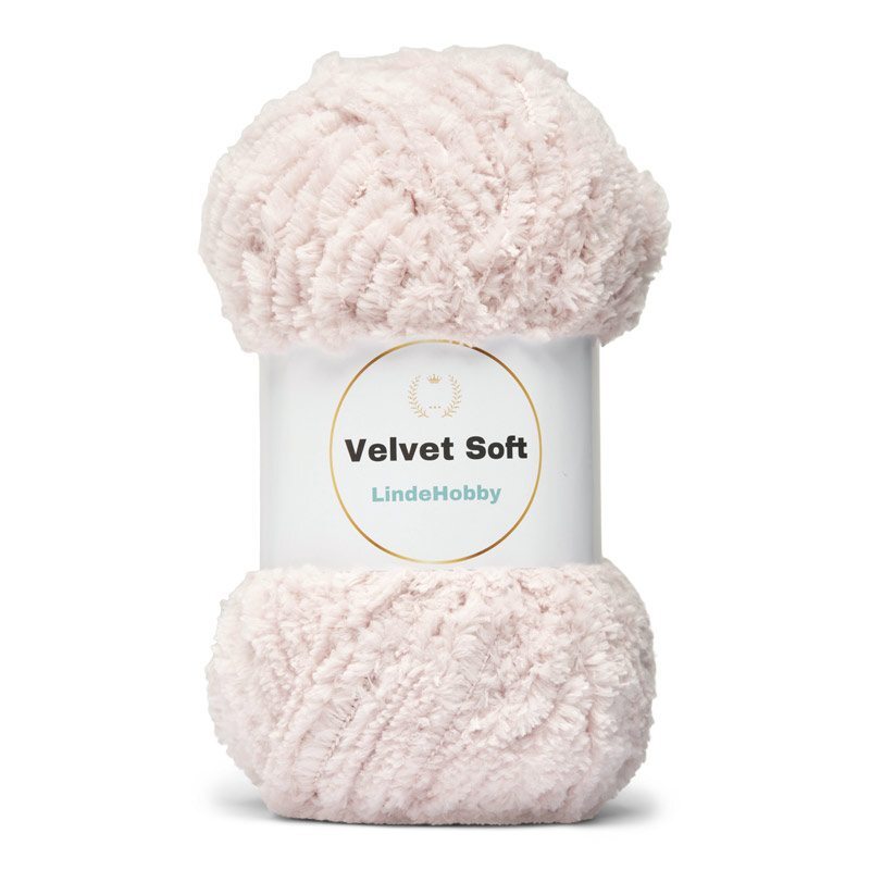 LindeHobby Velvet Soft 30 Puhvelin vaaleanpunainen
