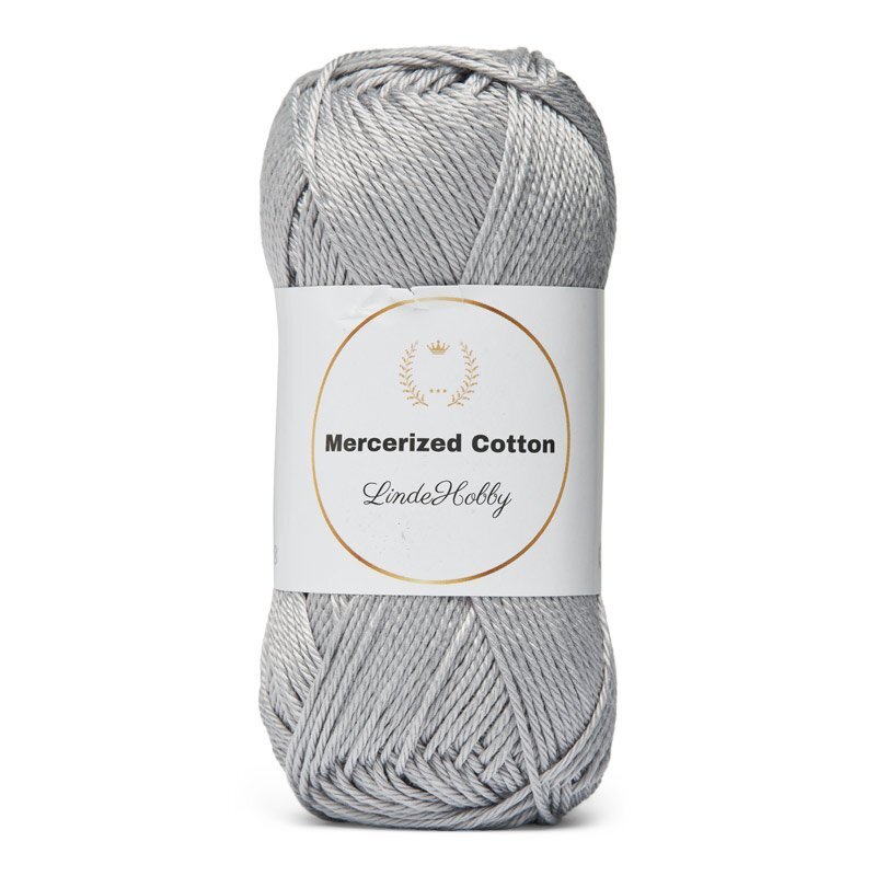 LindeHobby Mercerized Cotton 3 Harmaa