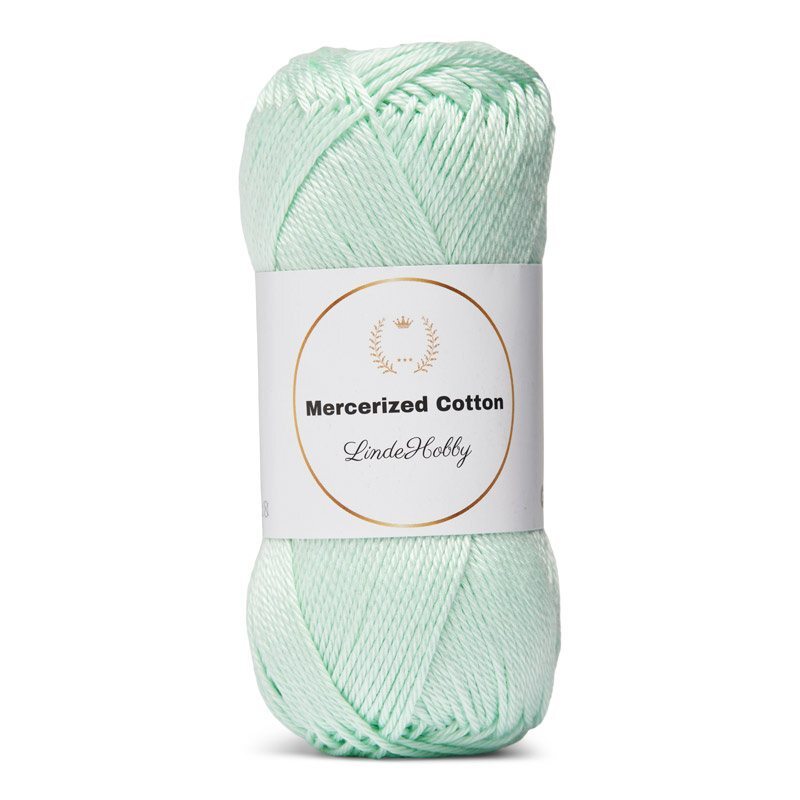 LindeHobby Mercerized Cotton 37 Pastelliminttu