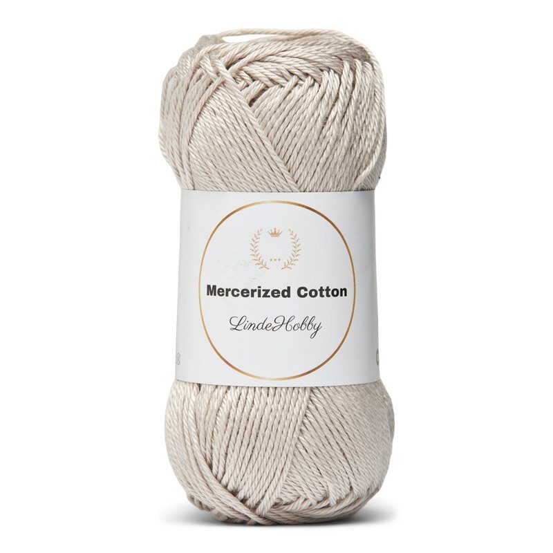 LindeHobby Mercerized Cotton 39 Helmenharmaa