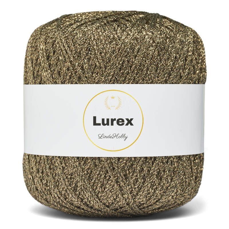 LindeHobby Lurex 06 Sort guld