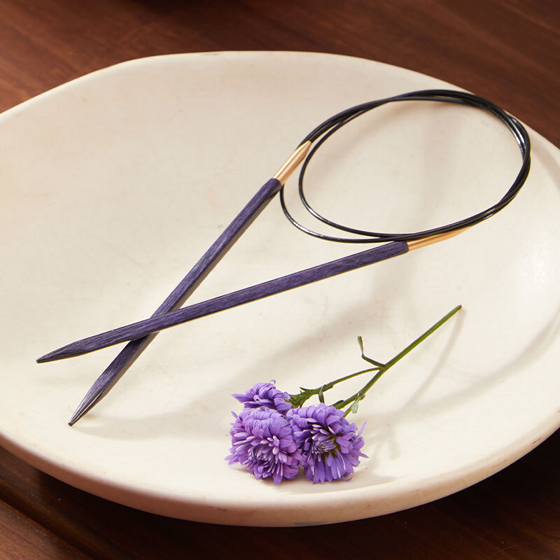 KnitPro J'adore Cubics Kiinteä Pyöröpuikko 80 cm (3,00-8,00 mm)