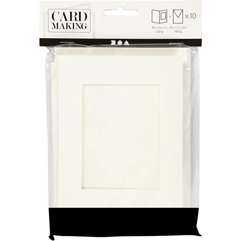 Passepartout-kortit kuorella, suorakaiteen muotoiset