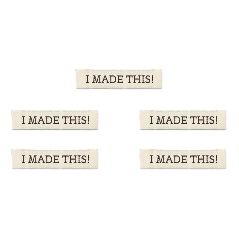 LindeHobby I Made This! -tunniste (7 cm x 1 cm)