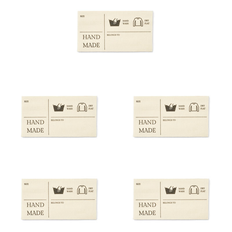 LindeHobby Handmade, Koko ja Nimi (6 cm x 4 cm)