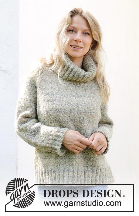 243-21 Hidden Forest Sweater by DROPS Design