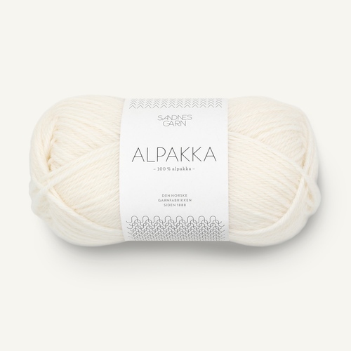 Sandnes Alpakka 1012 Luonnonvalkoinen