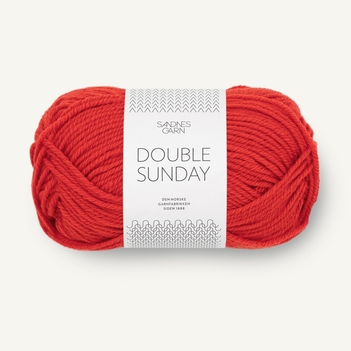 Sandnes Double Sunday 4018 Scarlet Red