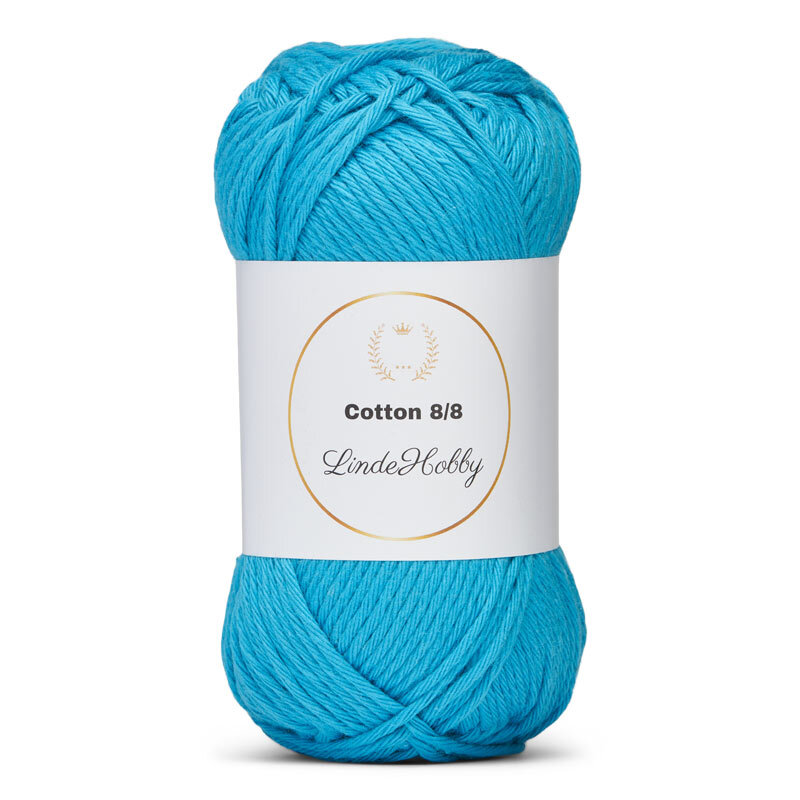 LindeHobby Cotton 8/8 011 Turchese