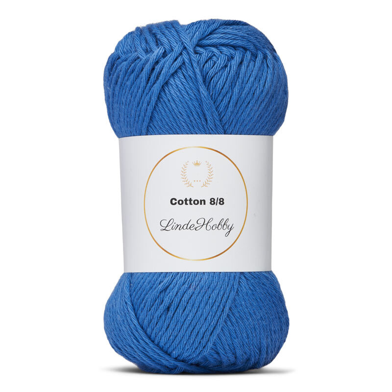 LindeHobby Cotton 8/8 014 Cobalto