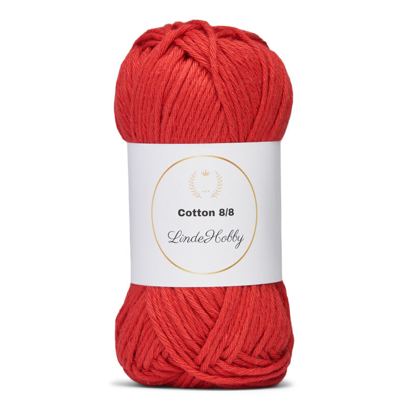 LindeHobby Cotton 8/8 085 Rosso