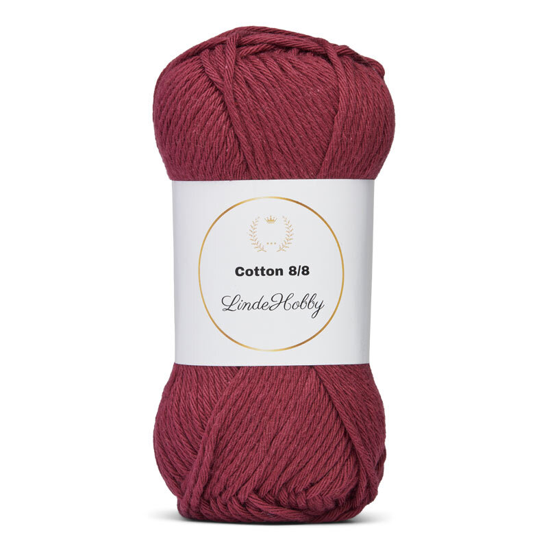 LindeHobby Cotton 8/8 089 Rubino