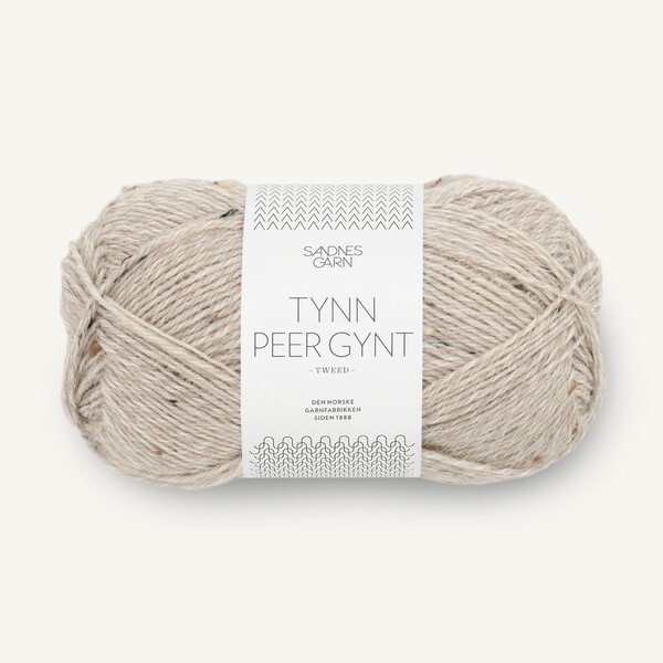 Sandnes Tynn Peer Gynt 2655 Harmaanbeige tweed