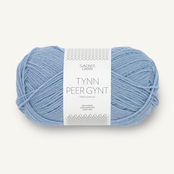 Sandnes Tynn Peer Gynt 6032 Sininen Hortensia