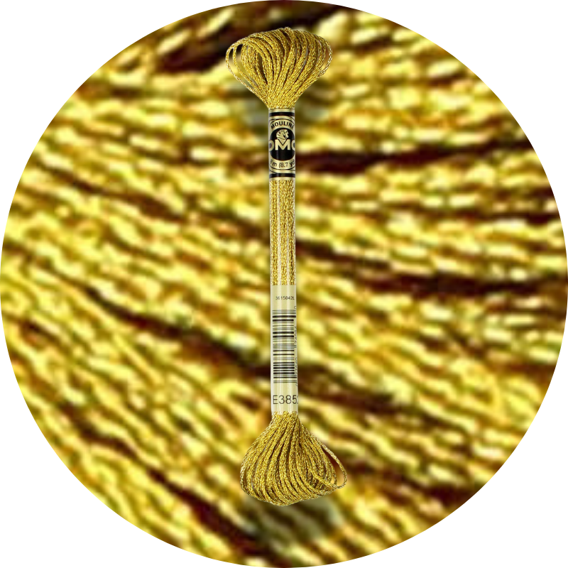 DMC Mouliné Light Effects E3852 Metallinen kimalle