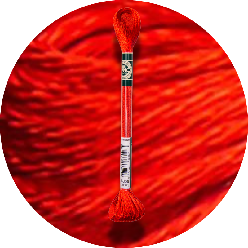 DMC Mouliné Satin Kirjontalanka S606