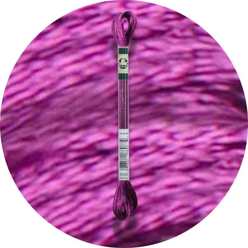 DMC Mouliné Satin Kirjontalanka S550