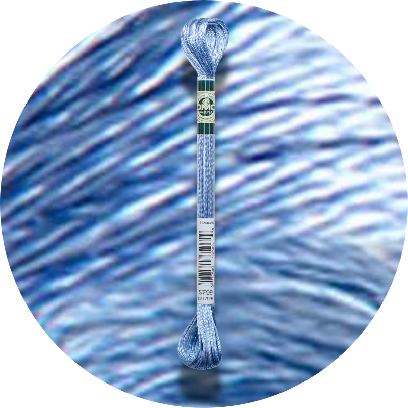 DMC Mouliné Satin Kirjontalanka S799