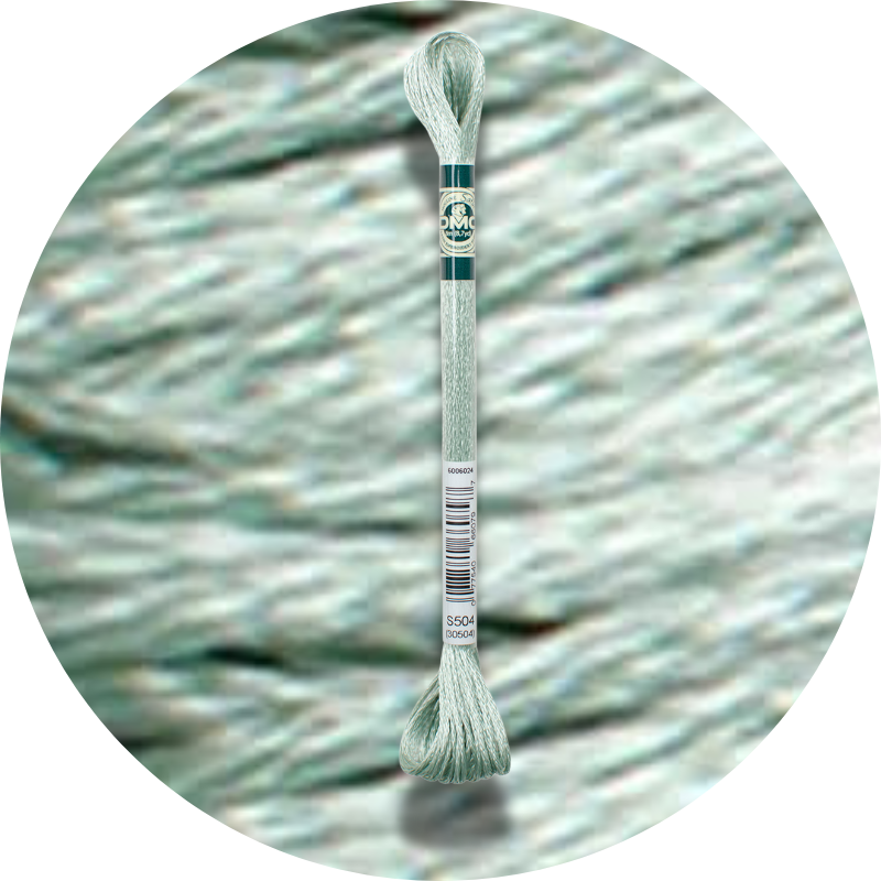 DMC Mouliné Satin Kirjontalanka S504
