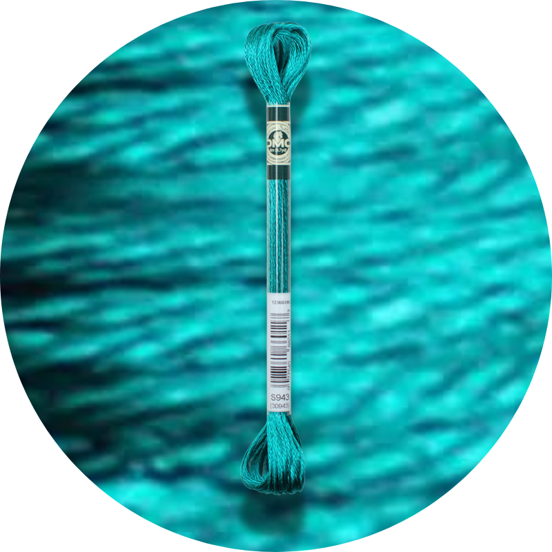 DMC Mouliné Satin Kirjontalanka S943