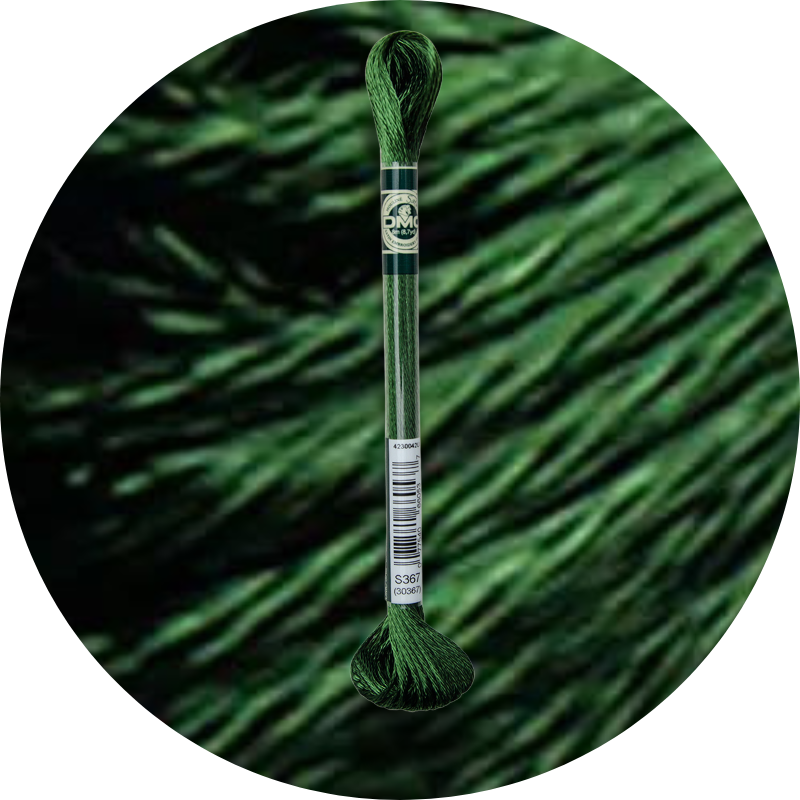 DMC Mouliné Satin Kirjontalanka S367