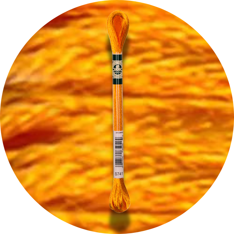 DMC Mouliné Satin Kirjontalanka S741