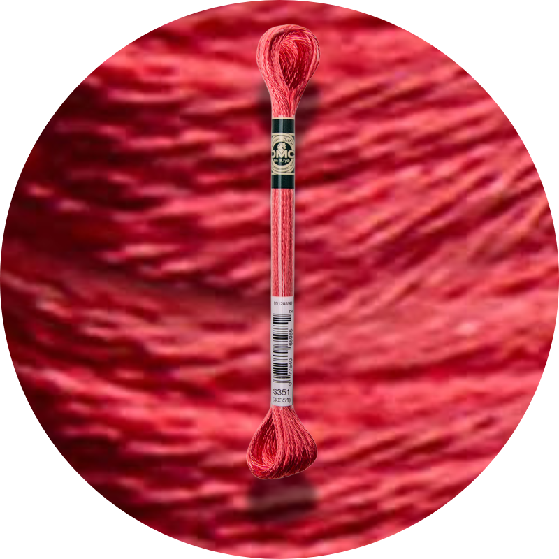 DMC Mouliné Satin Kirjontalanka S351