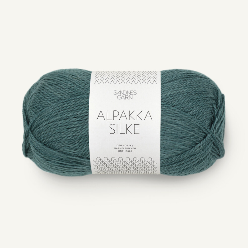Sandnes Alpakka Silke 7572 Petroli