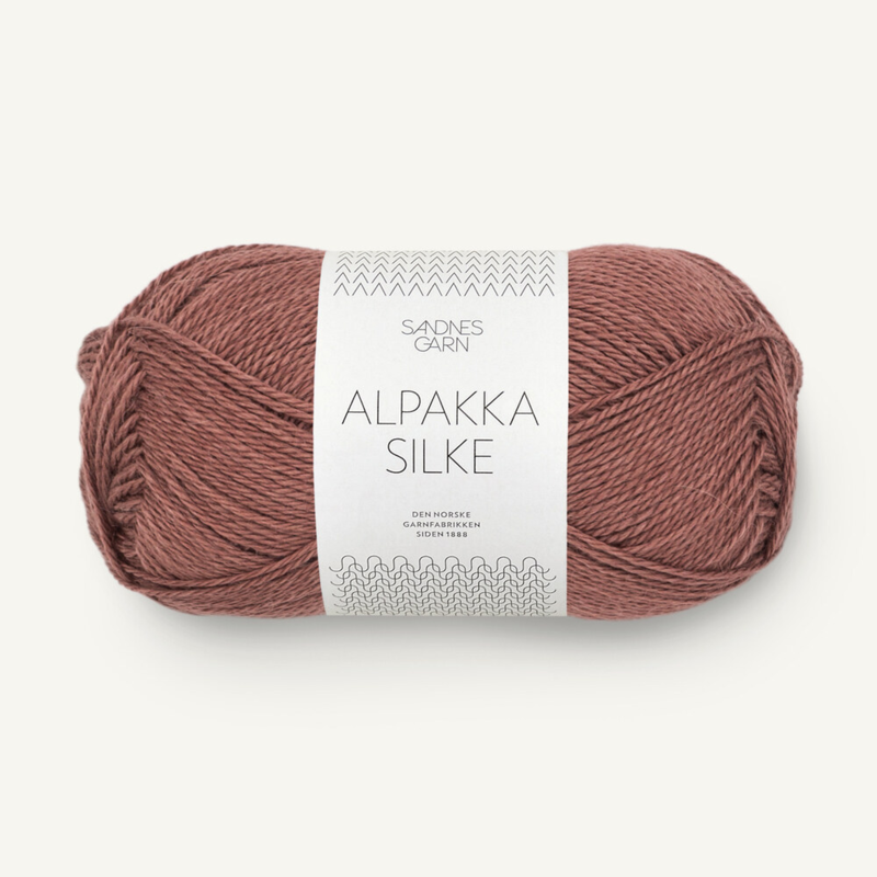 Sandnes Alpakka Silke 4043 Luumuroosa