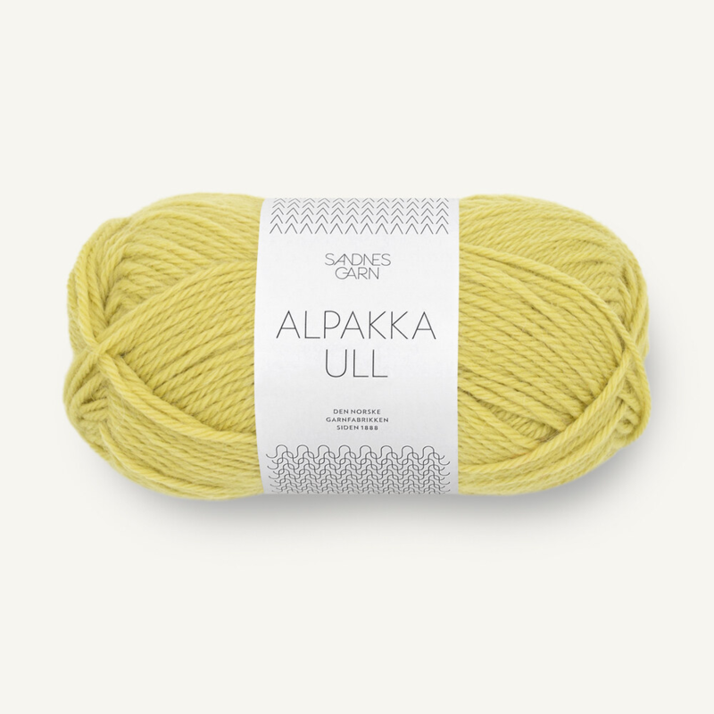 Sandnes Alpakka Ull 9825 Aurinkoinen Limetti
