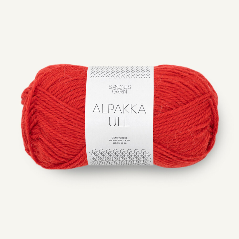 Sandnes Alpakka Ull 4018 Purppuranpunainen