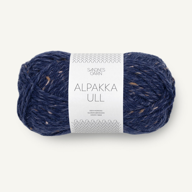 Sandnes Alpakka Ull 5585 Merensininen Tweed