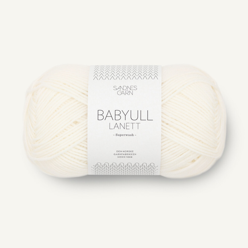 Sandnes Babyull Lanett 1012 Luonnollinen