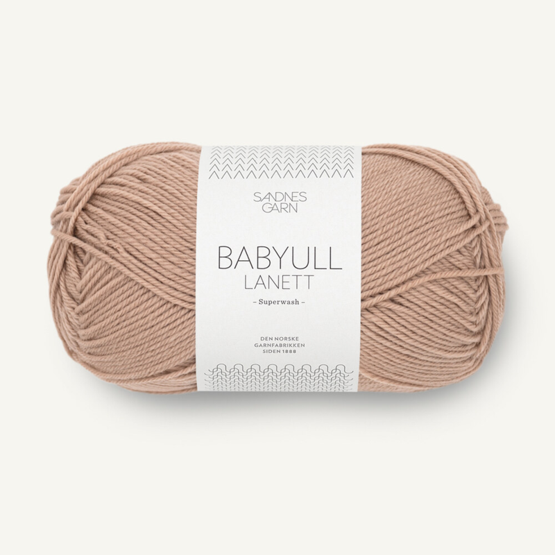 Sandnes Babyull Lanett 3041 Vaalea Tammenterho