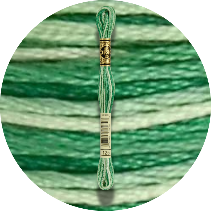 DMC Mouliné Spécial 25 Kirjontalanka, Väriä Vaihtava 0125